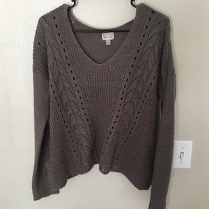 V-neck sweater